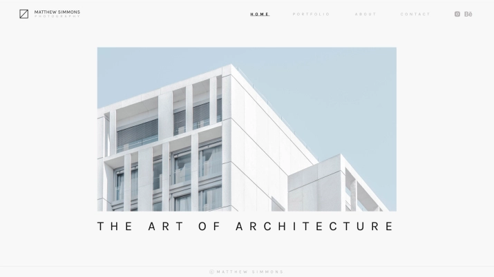 Architecture Portfolio Website Kit