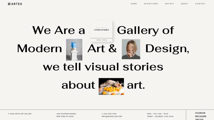Art Gallery Website Kit