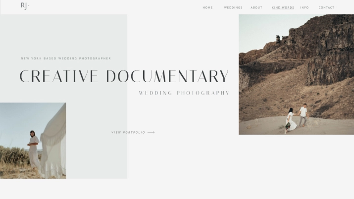 Wedding Photographer Website Kit