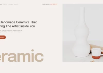 Ceramic Studio Website Kit
