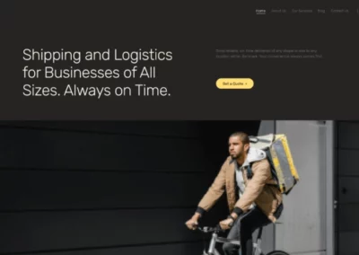 Delivery Company Website Kit