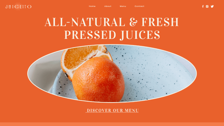 Juice Bar Website Kit