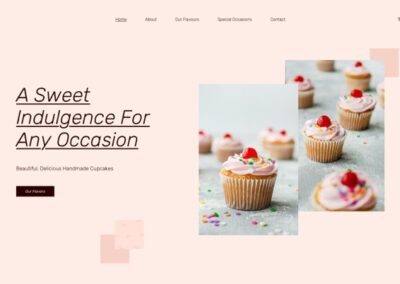Handmade Cupcakes Website Kit