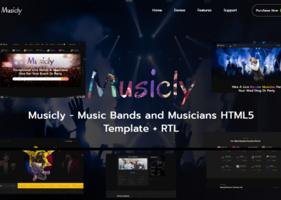 Musicly – Music Bands and Musicians