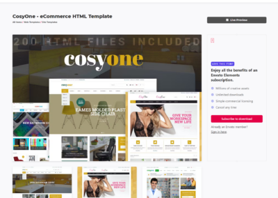CosyOne – eCommerce