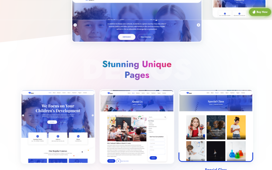 Edvi – Education & Online Learning HTML Template + RTL